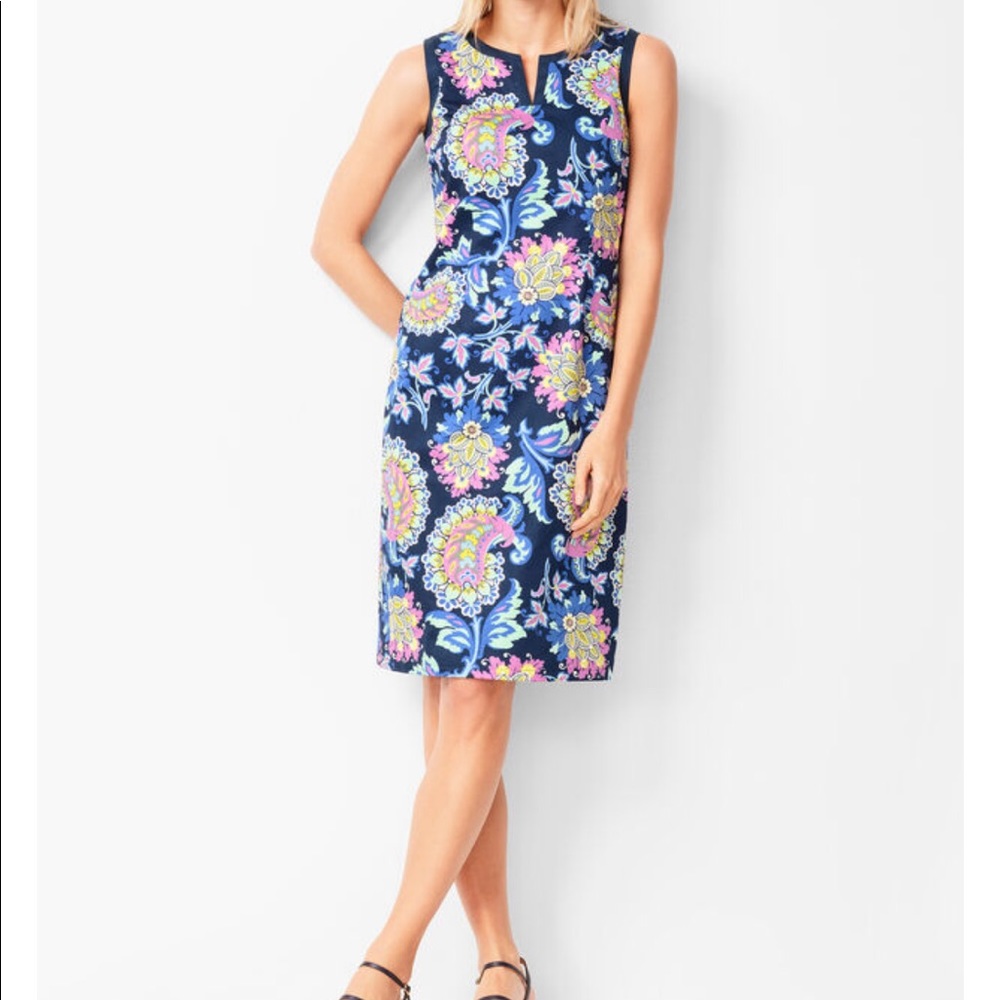 Paisley shift dress